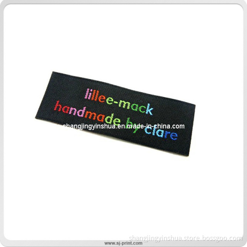 Custom Different Shape Woven Label with Logo